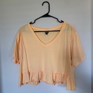WILD FABLE Orange Crop Top